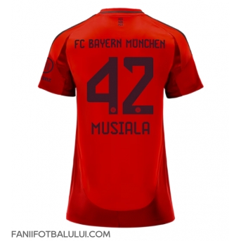 Bayern Munich Jamal Musiala #42 Tricou Fotbal Replică 2024-25 Femei Acasa